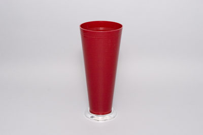 10" Mint Julep Cup Vase, One Case of 12 - Red