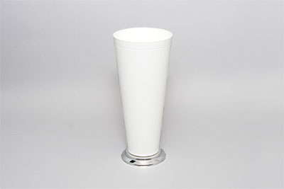 10" Mint Julep Cup Vase, One Case of 12 - White