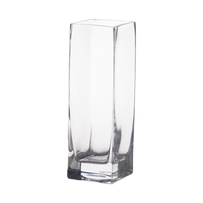 10" Tall, 3" Wide Square Vase