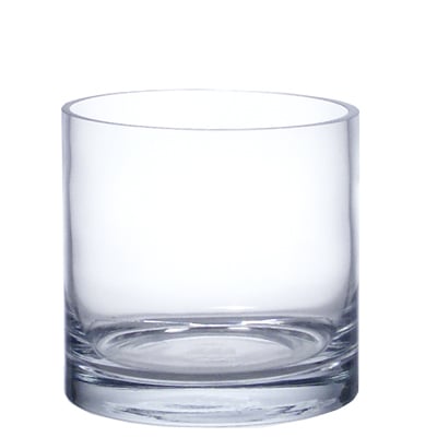 7" x 7" Glass Cylinder Vase