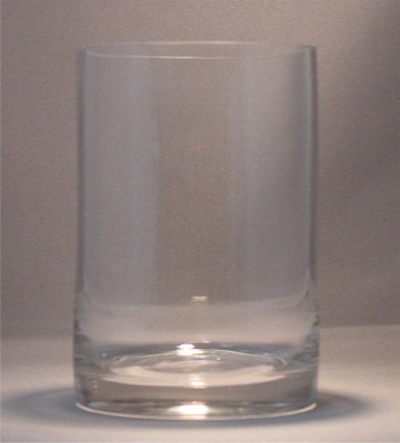 8" x 4.5" Clear Glass Cylinder