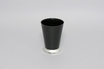 Mint Julep Cup Vase Small, One Case of 36 - Black
