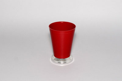 Mint Julep Cup Vase Small, One Case of 36 - Red