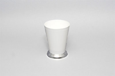 Mint Julep Cup Vase Small, One Case of 36 - White