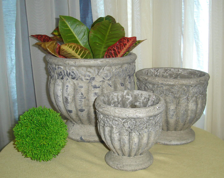 Distressed Clay Pots