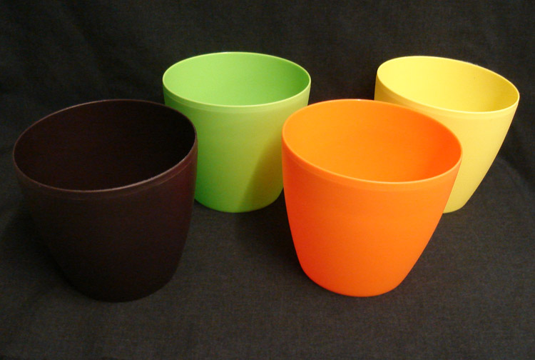 Tapered Colorful Cylinder Vases