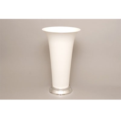 Trumpet Vase White , Case of 12
