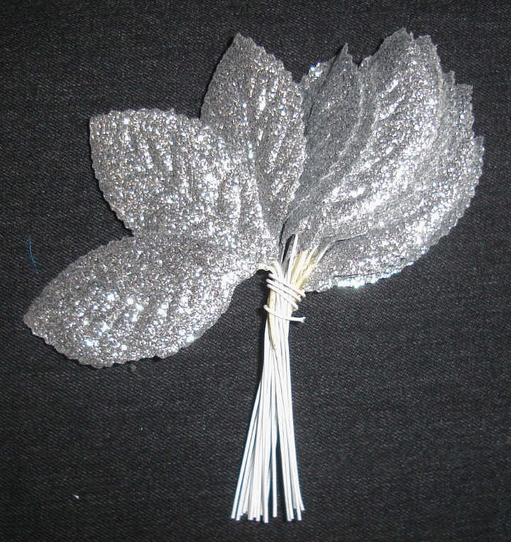Silver Fashion Leaves Accents