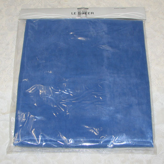 Antique Blue Le Sheer Fabric
