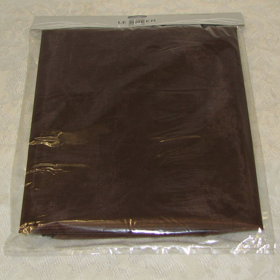 Chocolate Le Sheer Fabric