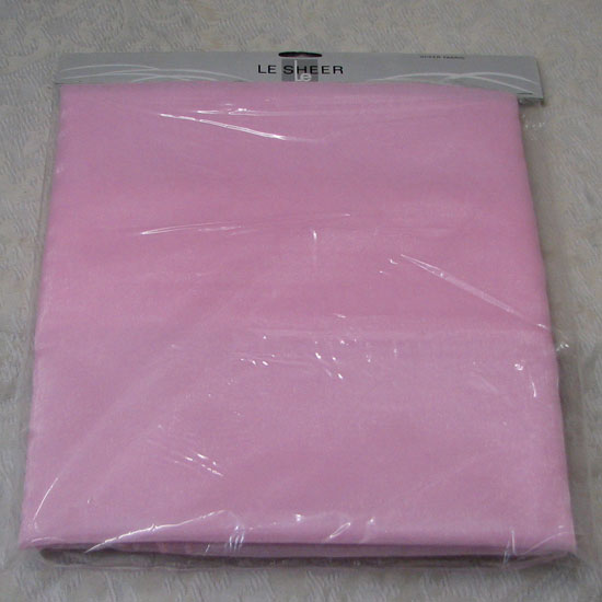 Pink Le Sheer Fabric