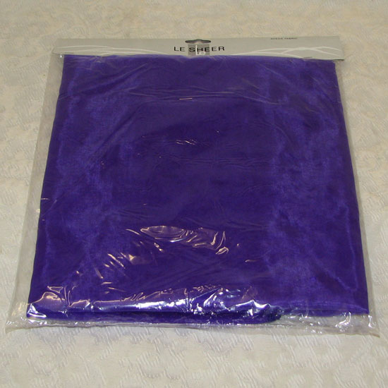 Purple Le Sheer Fabric