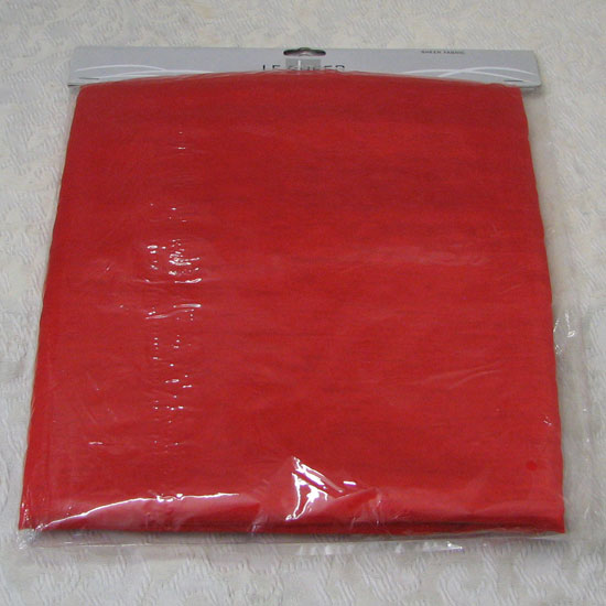 Red Le Sheer Fabric