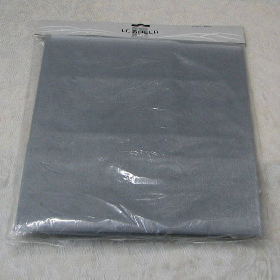 Silver Le Sheer Fabric