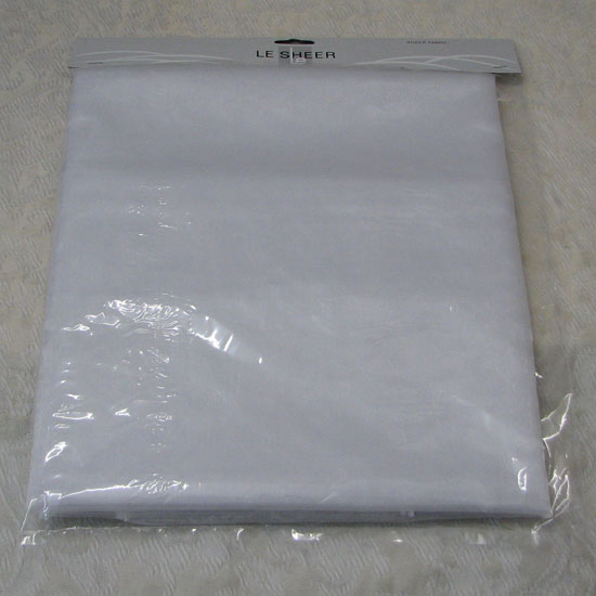 White Le Sheer Fabric