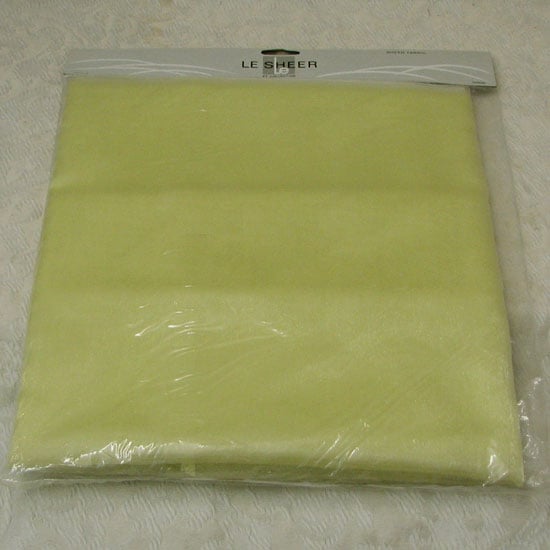Yellow Le Sheer Fabric