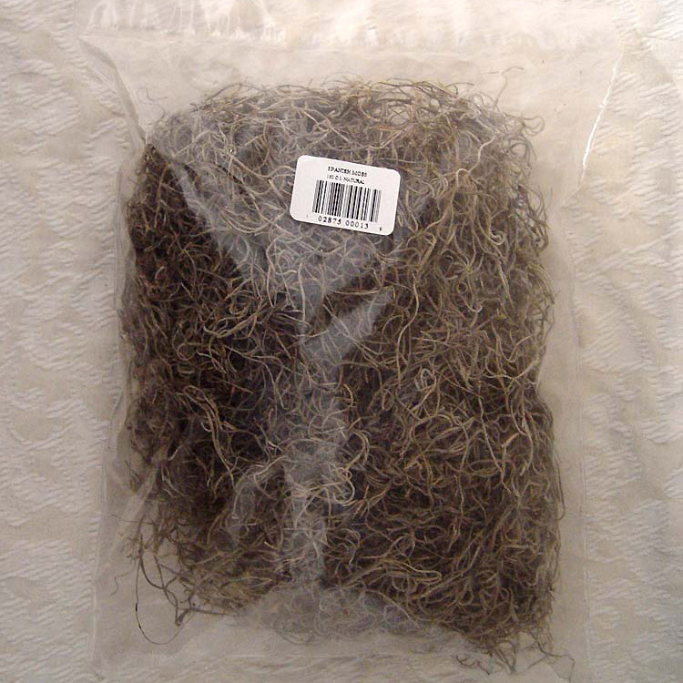 Natural colored Spanish Moss Bag