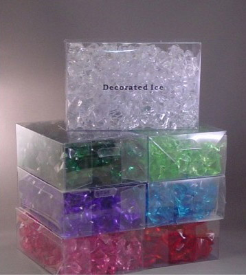 Decorated Acrylic Ice Crystals
