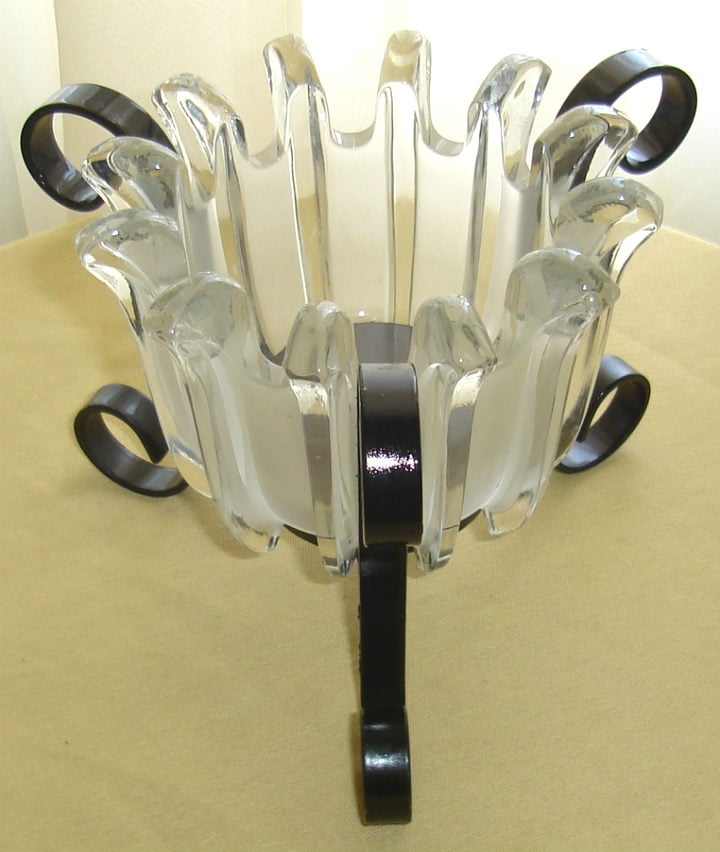 Black with Crystal Closeup