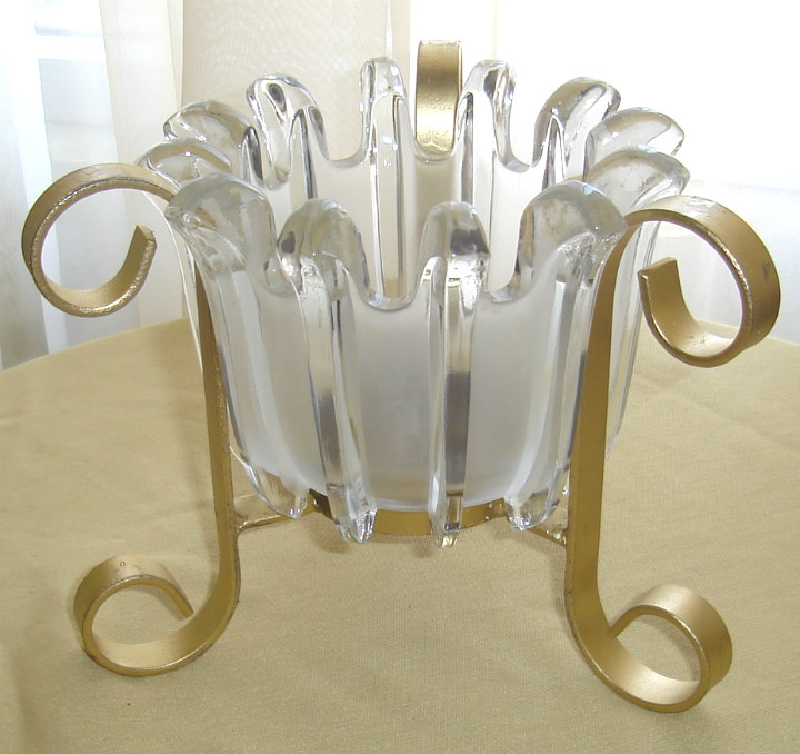 Gold Frame with Crystal inside