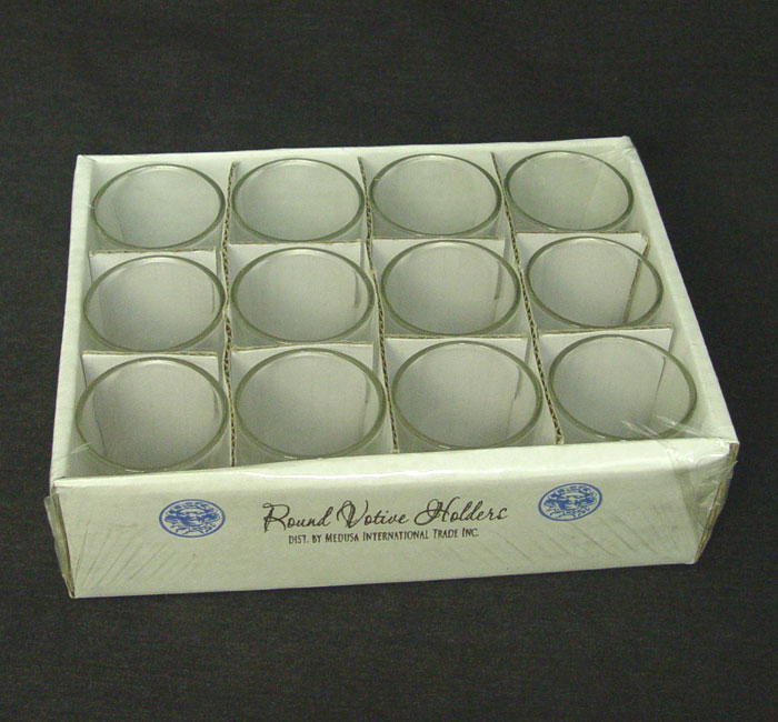 Clear Glass Votive Candle Holder