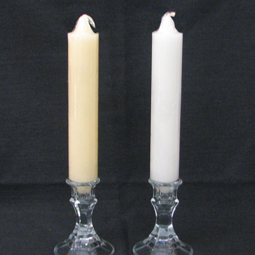 Club Candles White & Ivory