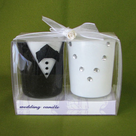 Shot Glass Wedding Candles