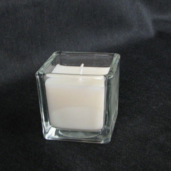 Square Votive w/ glass holder
