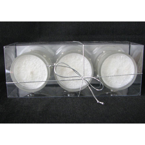 Glitter Heart Votive Candles Box Top