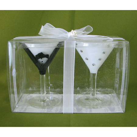 Wedding Martini Glass Pair