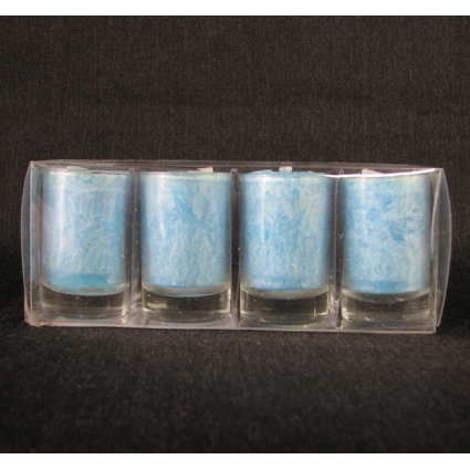 Light Blue Colored Votive