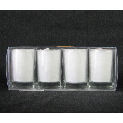 White Colored Votive
