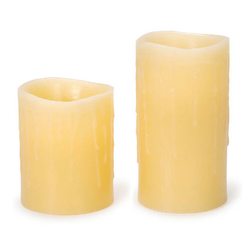 Flameless LED Melted Candles