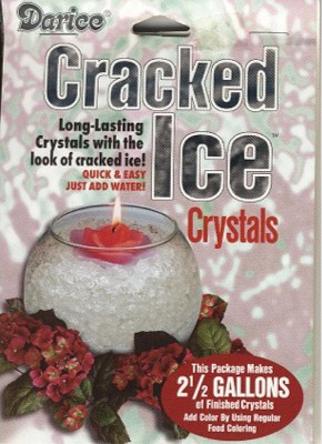 Cracked Ice Floral Gel Crystals