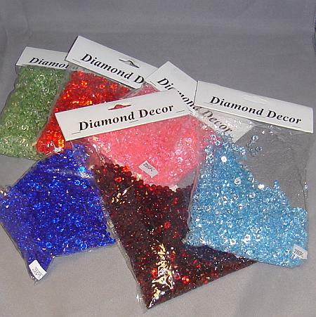 Colored Diamond Confetti