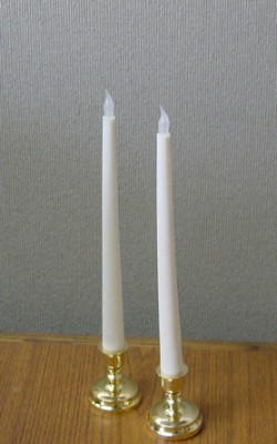 Battery Operated Taper Candle 14"