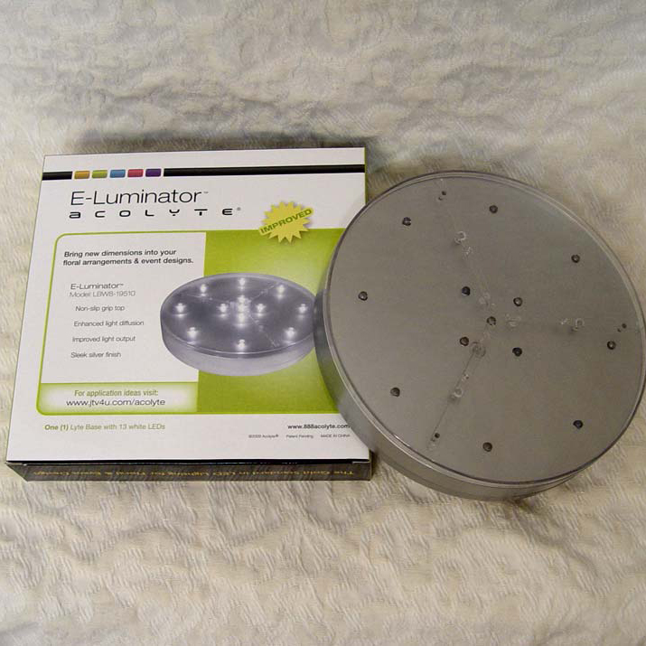 Acolyte E-luminator Centerpiece Light Base