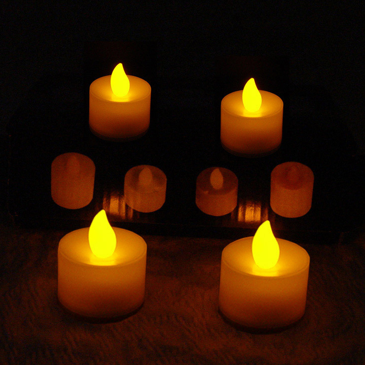 Flickering LED Votive Candles