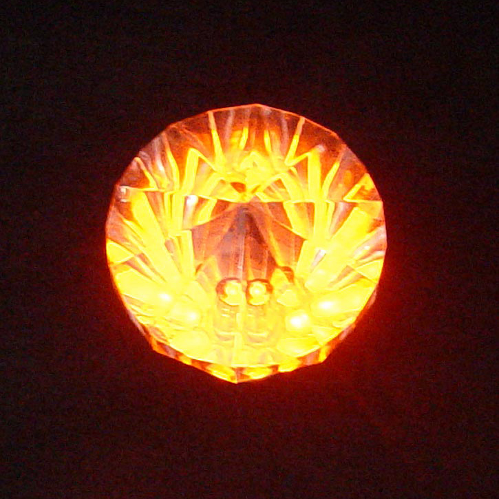 Diamond Submersible LED Light Amber Top