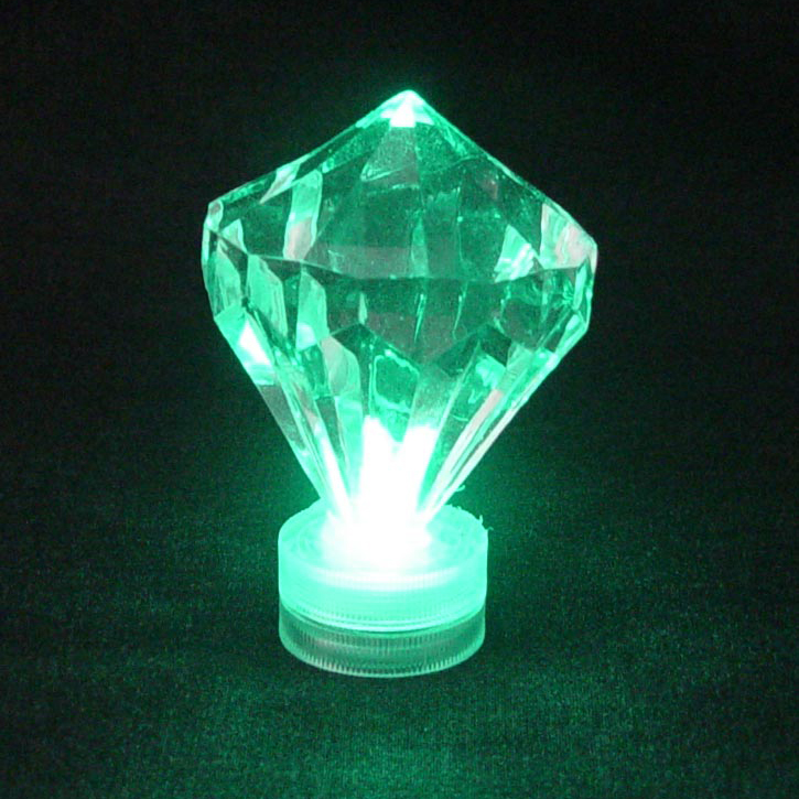 Diamond Submersible LED Light Green