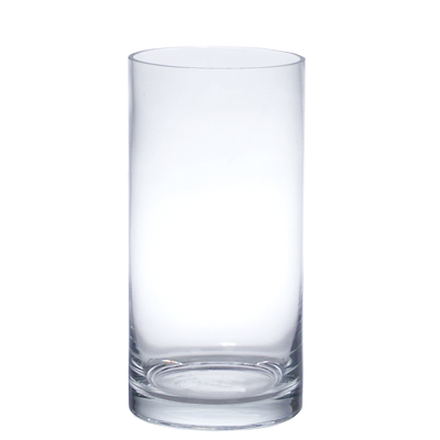 16" tall x 6" wide glass cylinder vase