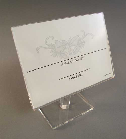 Acrylic Place holder