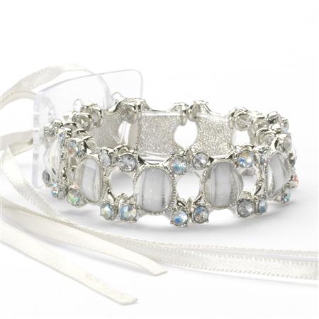jelly bean flower bracelet