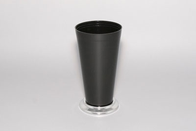 Mint Julep Cup Vase Large, One Case of 12 - Black