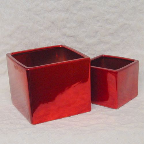 Red Ceramic Square 
