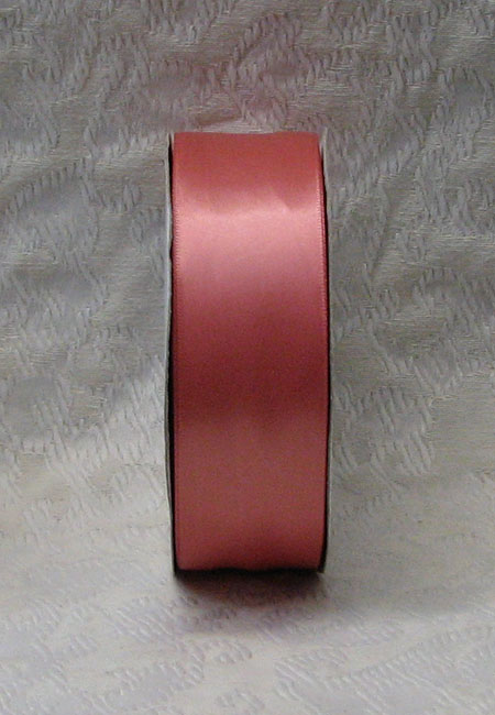 Coral Single Face Ribbon