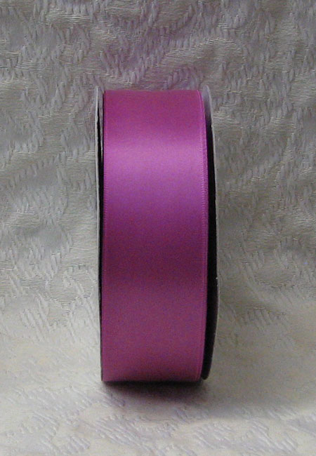 Fuschia Single Face Polyester Ribbon