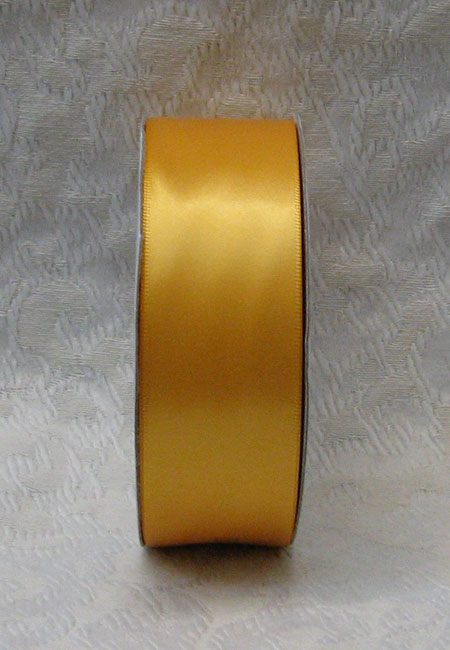Lt. Gold Single Face Polyester Ribbon
