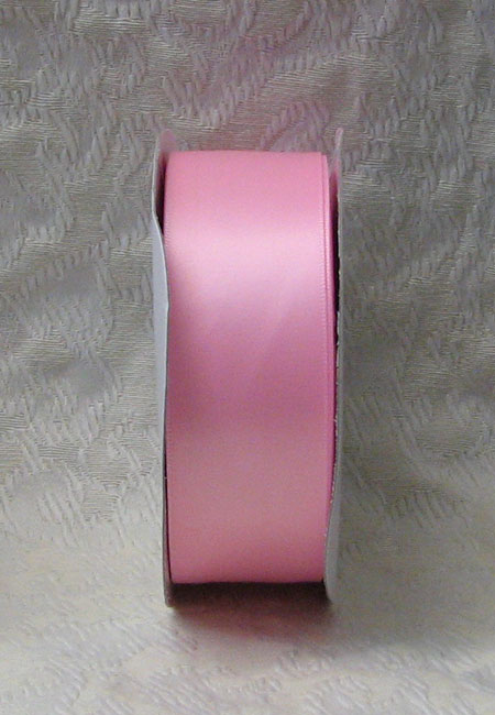 Pink Single Face Polyester Ribbon