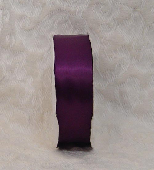 Plum Single Face Ribbon